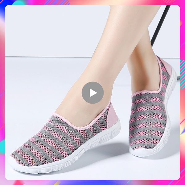 women breathable mesh sneakers shoes woman loafers soft ballet flats ladies slip on lightweight flats casual walking shoes e39, Black
women breathable mesh sneakers shoes woman loafers soft ballet flats ladies slip on lightweight flats casual walking shoes e39, Black