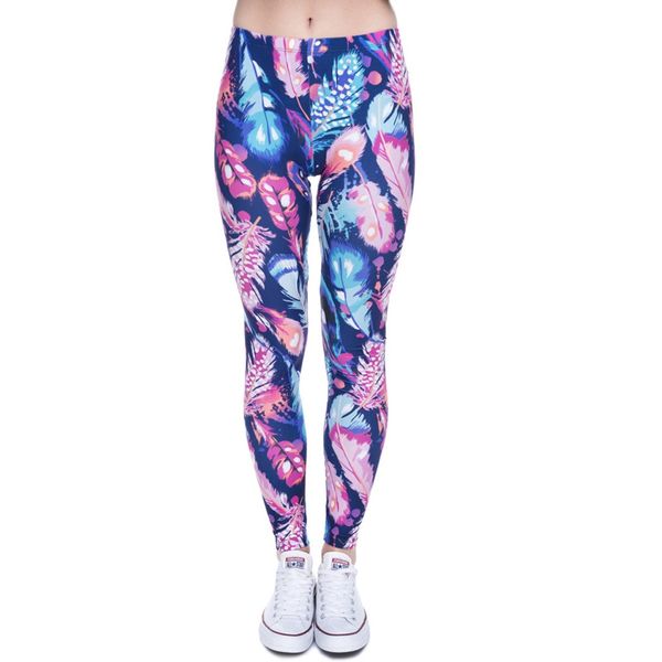 zsiibo new leggings new fashion women tight high waist blue bottom feather print fitness casual sports leggings, Black
zsiibo new leggings new fashion women tight high waist blue bottom feather print fitness casual sports leggings, Black