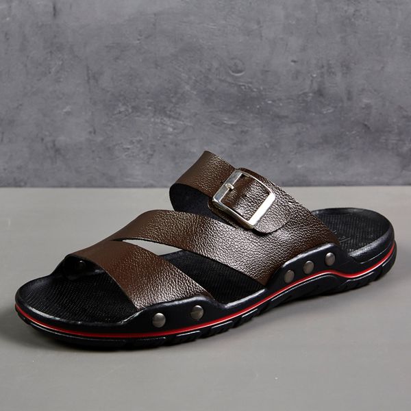 mens slides shoes large size leather slippers for men fashion beach men casual shoes comfortable outdoor slippers mens, Black
mens slides shoes large size leather slippers for men fashion beach men casual shoes comfortable outdoor slippers mens, Black