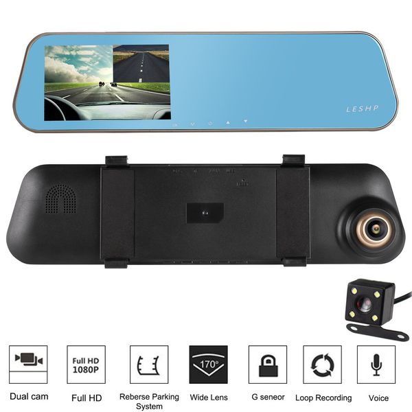 leshp car camera car video recorder 4.3 inch lcd full hd 1080p with dual lens 170 degree wide angle for vehicles dash cam
leshp car camera car video recorder 4.3 inch lcd full hd 1080p with dual lens 170 degree wide angle for vehicles dash cam