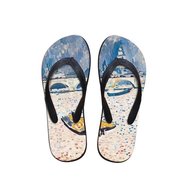 new trend summer beach slippers for women flip flop fashionable house slippers comfortable female leisure slip on painting print, Black
new trend summer beach slippers for women flip flop fashionable house slippers comfortable female leisure slip on painting print, Black