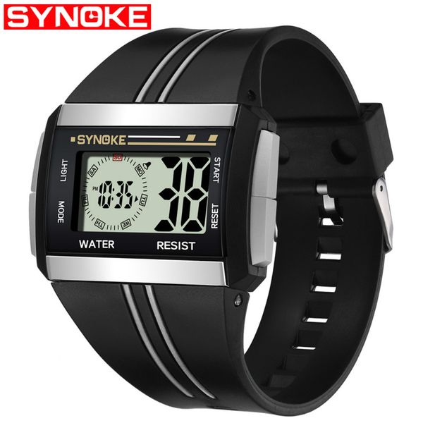 fashion men's led digital watch waterproof luminous motion alarm display large screen square multi-function electronic watch, Slivery;brown
fashion men's led digital watch waterproof luminous motion alarm display large screen square multi-function electronic watch, Slivery;brown