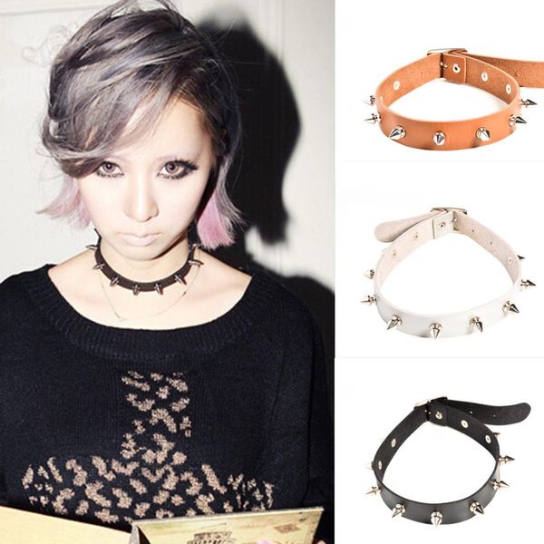 european and american necklace jewelry fashion personality punk exaggerated rivet pu collar c1601, Silver
european and american necklace jewelry fashion personality punk exaggerated rivet pu collar c1601, Silver