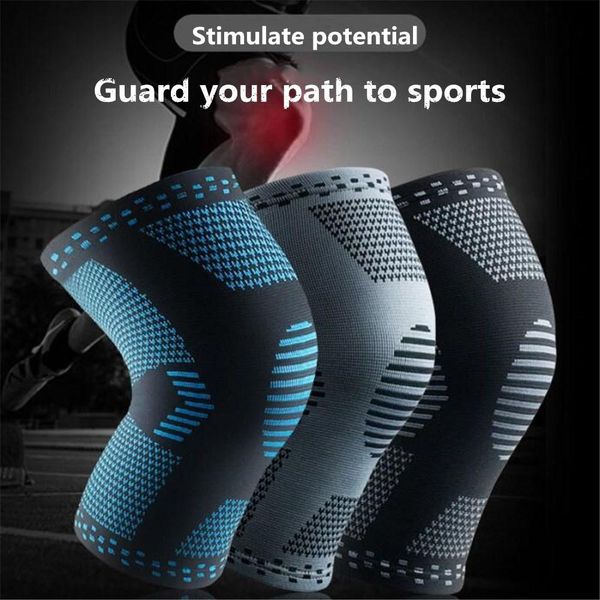 lumiparty 1 pc sports knee protector basketball training running fitness meniscus knee protector, Black;gray
lumiparty 1 pc sports knee protector basketball training running fitness meniscus knee protector, Black;gray