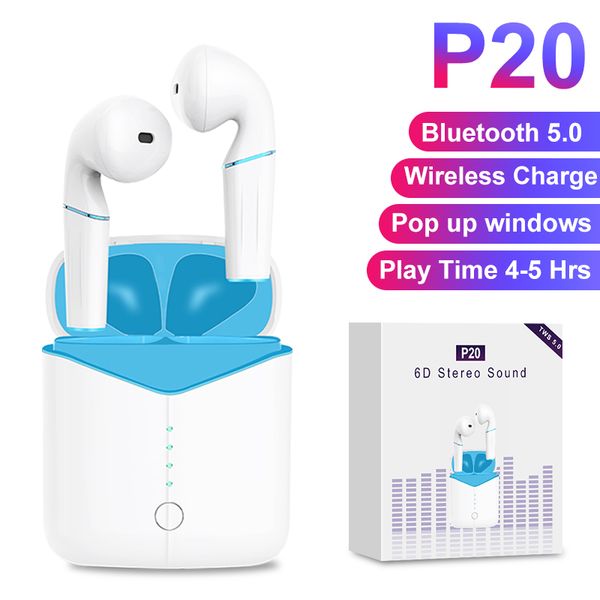 p20 tws v5.0 bluetooth earphones play 4-5 hrs support wireless charging 6d stereo earbuds touch volume control headset pop up window in
p20 tws v5.0 bluetooth earphones play 4-5 hrs support wireless charging 6d stereo earbuds touch volume control headset pop up window in