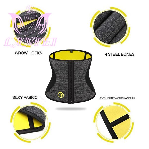 lanfei waist tainer tummy shaper belt women neoprene sweat body shaper strap girdle slimming waist trimmer corset shapewear, Black;brown
lanfei waist tainer tummy shaper belt women neoprene sweat body shaper strap girdle slimming waist trimmer corset shapewear, Black;brown