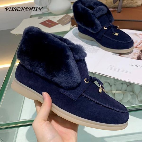 viisenantin cow suede winter ankle boots wool comfortable chic warm female bootie high botas mujer various colors, Black
viisenantin cow suede winter ankle boots wool comfortable chic warm female bootie high botas mujer various colors, Black