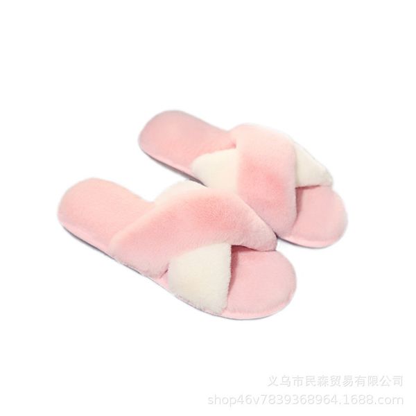 winter women warm faux fur home slippers ladies cross soft plush furry female open toe women's house shoes fashion woman slides, Black
winter women warm faux fur home slippers ladies cross soft plush furry female open toe women's house shoes fashion woman slides, Black