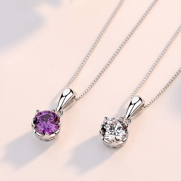 genuine s925 sterling silver micro diamond pendant female simple personality zircon center of circle pendant silverware jewelry
genuine s925 sterling silver micro diamond pendant female simple personality zircon center of circle pendant silverware jewelry