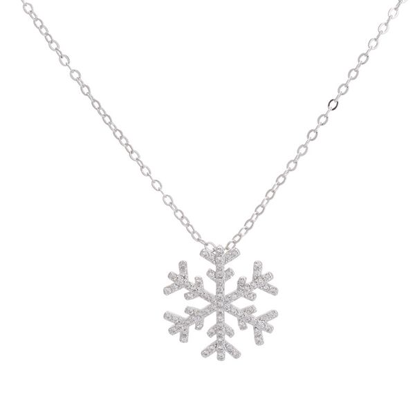 elegant snowflake women christmas gift 925 sterling silver female pendant necklaces jewelry women no fade choker chains girls
elegant snowflake women christmas gift 925 sterling silver female pendant necklaces jewelry women no fade choker chains girls