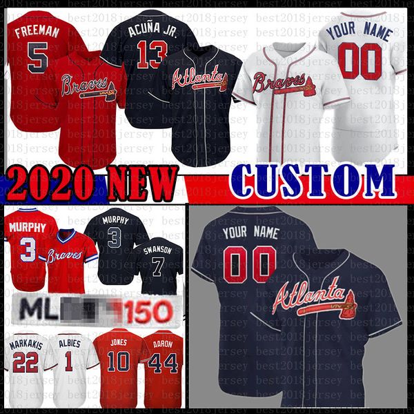 2020 13 ronald acuna jr. custom braves baseball jersey atlanta freddie an dale murphy chipper jones dansby swanson john smoltz, Blue;black
2020 13 ronald acuna jr. custom braves baseball jersey atlanta freddie an dale murphy chipper jones dansby swanson john smoltz, Blue;black
