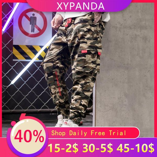men's pants xypanda camouflage street trend hip-hop multi-pocket casual loose beam overalls men, Black
men's pants xypanda camouflage street trend hip-hop multi-pocket casual loose beam overalls men, Black