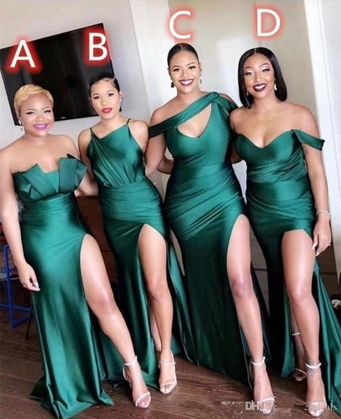 african bridesmaid dresses different styles same color 2020 new party prom dresses split front wedding guest dress abiti da c299q, White;pink
african bridesmaid dresses different styles same color 2020 new party prom dresses split front wedding guest dress abiti da c299q, White;pink