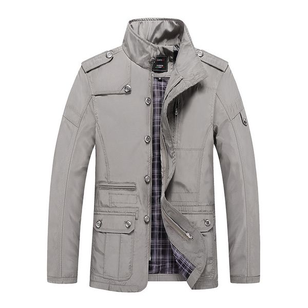 men's jacket new spring autumn stand collar casual coats zipper trench male thin clothing fashion outerwear plus size 5xl, Black;brown
men's jacket new spring autumn stand collar casual coats zipper trench male thin clothing fashion outerwear plus size 5xl, Black;brown