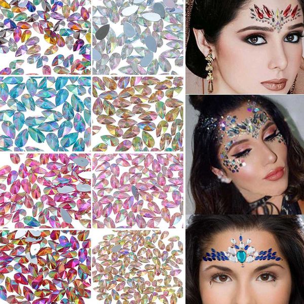 100 pcs 8x13 mm teardrop shape acrylic nail rhinestones flatback pointed stones 3d glitter diy crafts face jewelry making, Silver;gold
100 pcs 8x13 mm teardrop shape acrylic nail rhinestones flatback pointed stones 3d glitter diy crafts face jewelry making, Silver;gold