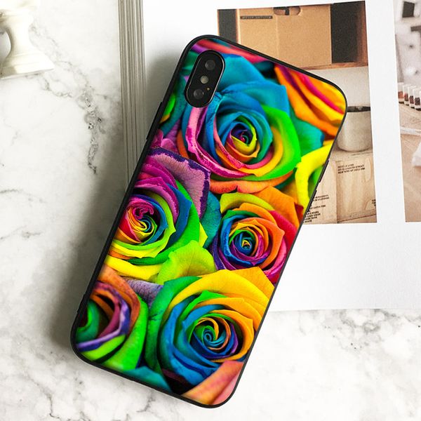 fundas luxury rainbow roses phone case for iphone 11 pro xs max xr 8 7 6s plus 5 se case soft black tpu silicone cover.
fundas luxury rainbow roses phone case for iphone 11 pro xs max xr 8 7 6s plus 5 se case soft black tpu silicone cover.
