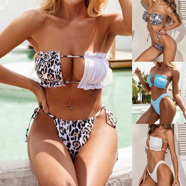 bikinis set 2021 bikini pleated bandeau swimsuit female swimwear women mini thong bather swimming beachwear for bathing suit
bikinis set 2021 bikini pleated bandeau swimsuit female swimwear women mini thong bather swimming beachwear for bathing suit