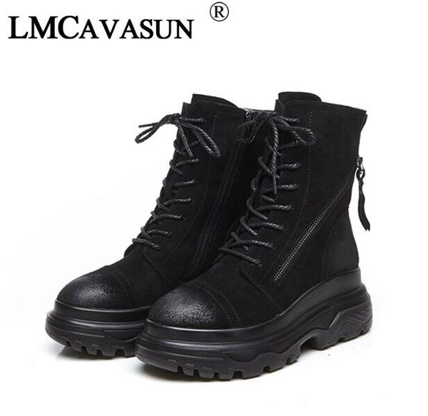 lmcavasun velvet fur warm snow boots shoes woman genuine leather female high casual shoes nubuck lady platform snow boots t191111, Black
lmcavasun velvet fur warm snow boots shoes woman genuine leather female high casual shoes nubuck lady platform snow boots t191111, Black