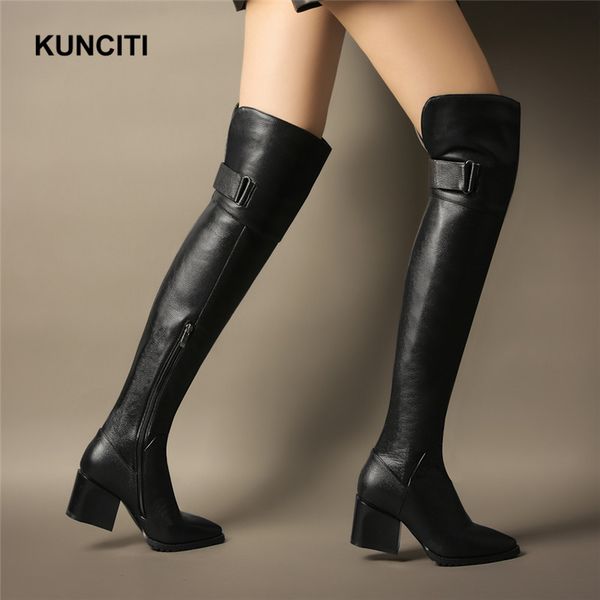 2019 kunciti over knee boots womens new fashion ladies plush warm shoes autumn winter plus size high heel long knee boots b08, Black
2019 kunciti over knee boots womens new fashion ladies plush warm shoes autumn winter plus size high heel long knee boots b08, Black