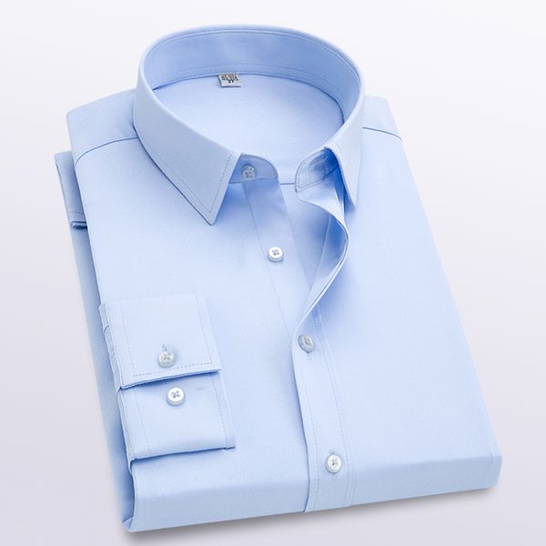 shirt men's spring and autumn business solid color long-sleeved overalls / plus size professional white blue black men's shirt, White;black
shirt men's spring and autumn business solid color long-sleeved overalls / plus size professional white blue black men's shirt, White;black