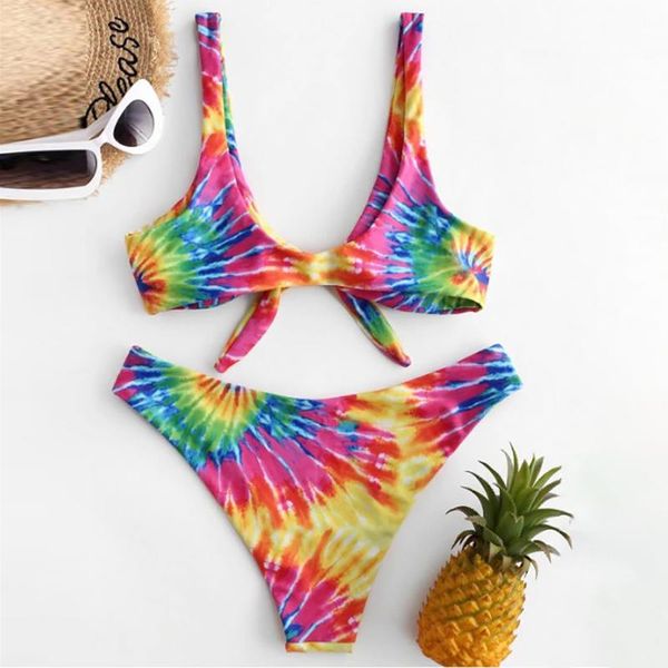 2pcs women tie-dye lace up high cut leg halter bikini set swimsuit maillot de bain femme biquini brazilian bikini set
2pcs women tie-dye lace up high cut leg halter bikini set swimsuit maillot de bain femme biquini brazilian bikini set