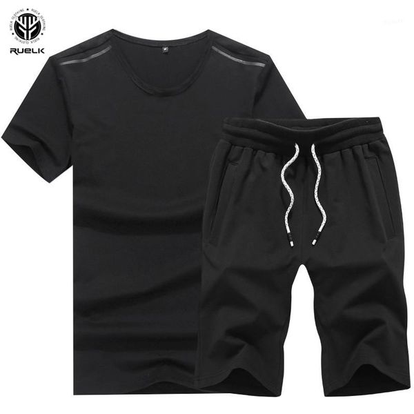 ruelk 2018 fashion new arrival mens short sets summer casual solid color t-shirts+shorts 2 piece set men's sportswear1, Gray
ruelk 2018 fashion new arrival mens short sets summer casual solid color t-shirts+shorts 2 piece set men's sportswear1, Gray