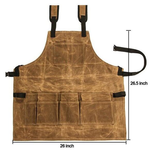 aprons apron collector canvas oil wax cloth multiple pockets tools storage waterproof for bbq men lsk99
aprons apron collector canvas oil wax cloth multiple pockets tools storage waterproof for bbq men lsk99