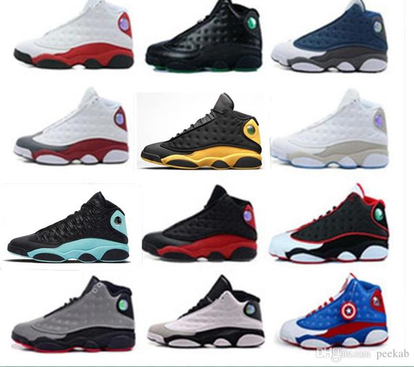 wholesale island green 13 13s xiii mens sports basketball shoes dirty bred he got game black dmp flints sneakers 7-13
wholesale island green 13 13s xiii mens sports basketball shoes dirty bred he got game black dmp flints sneakers 7-13