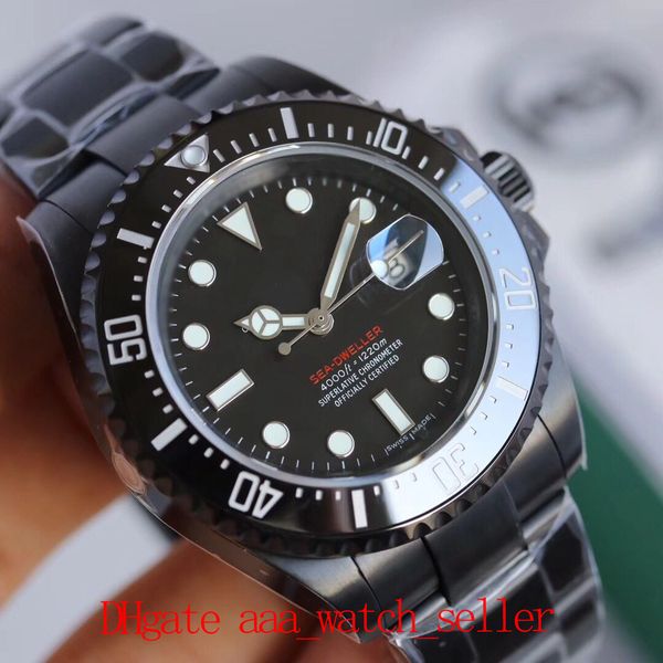 3 colors ks version sea dweller 126660 126600 116610 all black bracelet eta 2836 movement ceramic bezel waterproof luxury watch, Slivery;brown
3 colors ks version sea dweller 126660 126600 116610 all black bracelet eta 2836 movement ceramic bezel waterproof luxury watch, Slivery;brown