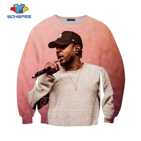 sonspee autumn men women harajuku hoodies 3d print rapper kendrick lamar sweatshirt long sleeve hip hop o neck pullover c061, Black
sonspee autumn men women harajuku hoodies 3d print rapper kendrick lamar sweatshirt long sleeve hip hop o neck pullover c061, Black