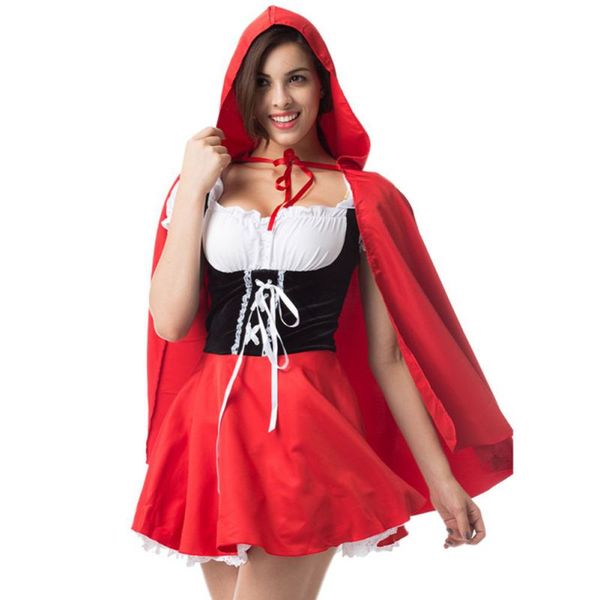 women lace dress large size halloween maid little red riding hood cosplay princess costume 2018 sale, Black;red
women lace dress large size halloween maid little red riding hood cosplay princess costume 2018 sale, Black;red