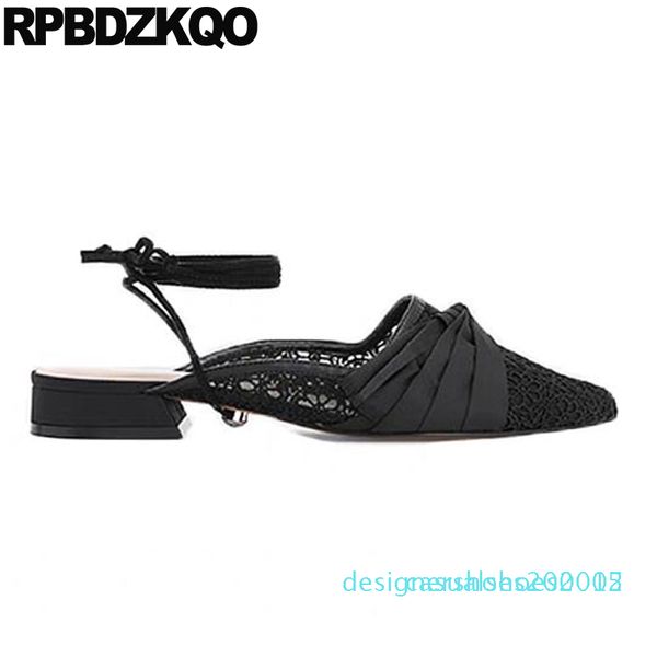 closed toe ladies shoes fashion chunky pointed lace ankle strap low heel black block thick designer sandals women luxury 2019 d05
closed toe ladies shoes fashion chunky pointed lace ankle strap low heel black block thick designer sandals women luxury 2019 d05