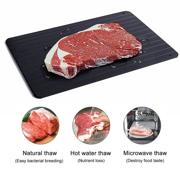 fast defrosting tray for frozen meat thawing tray defrosting plate board defrost frozen food energy saving kitchen accessory meat & poultry
fast defrosting tray for frozen meat thawing tray defrosting plate board defrost frozen food energy saving kitchen accessory meat & poultry