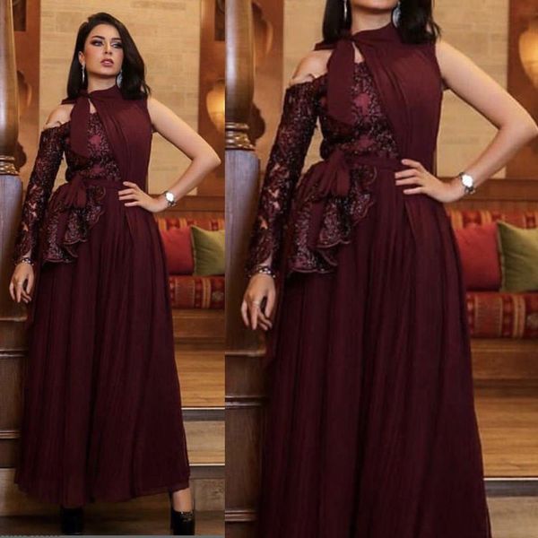 new arrival high neck shiny v neck evening dresses arabic sequins long sleeve floor length prom party dress gown robe de soire, Black;red
new arrival high neck shiny v neck evening dresses arabic sequins long sleeve floor length prom party dress gown robe de soire, Black;red