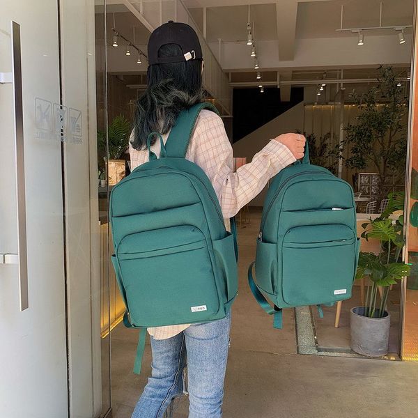 student teen backpack women school bags for teenage girls big capacity simple solid nylon bagpack female backbag black 2020 new
student teen backpack women school bags for teenage girls big capacity simple solid nylon bagpack female backbag black 2020 new