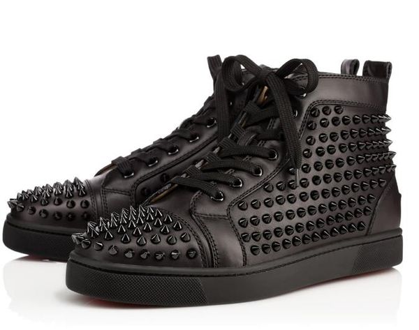 2018 new arrival mens women black leather white black spikes high red bottom sneakers,brand casual shoes 36-47 drop shipping ct1
2018 new arrival mens women black leather white black spikes high red bottom sneakers,brand casual shoes 36-47 drop shipping ct1