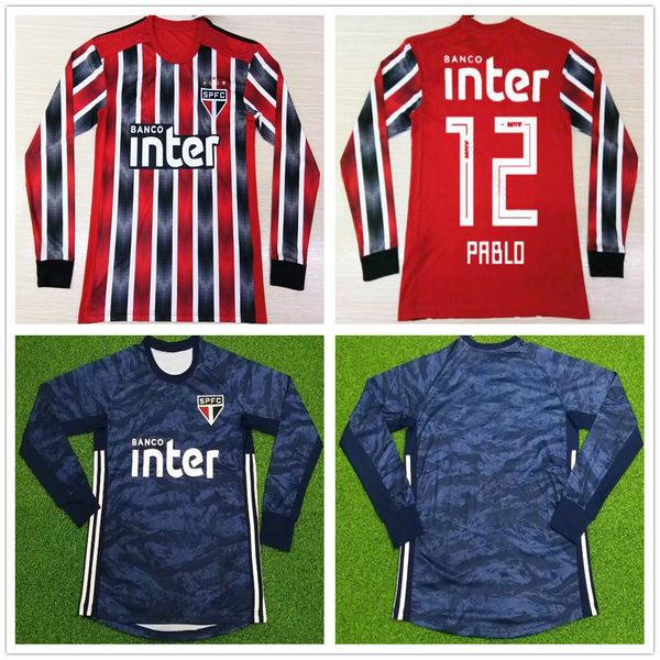 2019 2020 sao paulo home long sleeve soccer jerseys nene 7 jucilei 8 diego souza 15 hernanes 12 pablo custom 19 20 red football shirt, Black;yellow
2019 2020 sao paulo home long sleeve soccer jerseys nene 7 jucilei 8 diego souza 15 hernanes 12 pablo custom 19 20 red football shirt, Black;yellow
