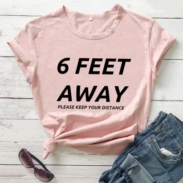 6 feet away please keep your distance stay away t shirt quarantine shirt new arrival 2020 funny t social distancing shirts, White
6 feet away please keep your distance stay away t shirt quarantine shirt new arrival 2020 funny t social distancing shirts, White
