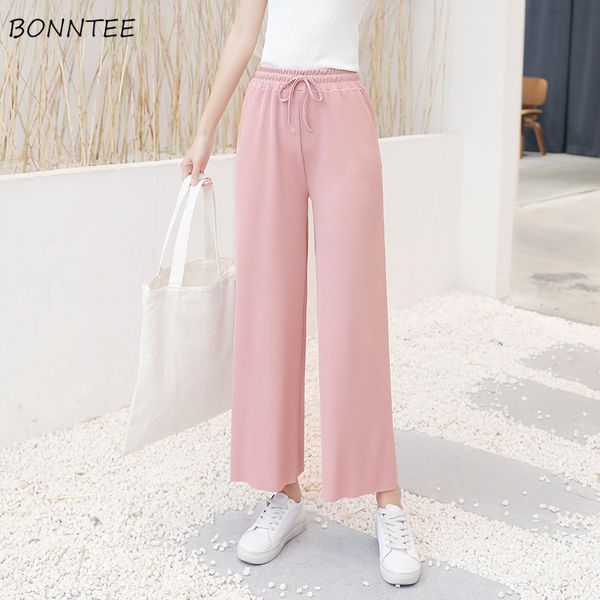 pants women high waist loose casual wide leg korean style trendy womens clothing solid color simple ankle-length summer new chic, Black;white
pants women high waist loose casual wide leg korean style trendy womens clothing solid color simple ankle-length summer new chic, Black;white