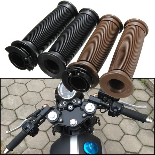 motorcycle 7/8" silicone handlebar hand grips for cafe racer bobber clubman custom one pair handle grips left and right
motorcycle 7/8" silicone handlebar hand grips for cafe racer bobber clubman custom one pair handle grips left and right