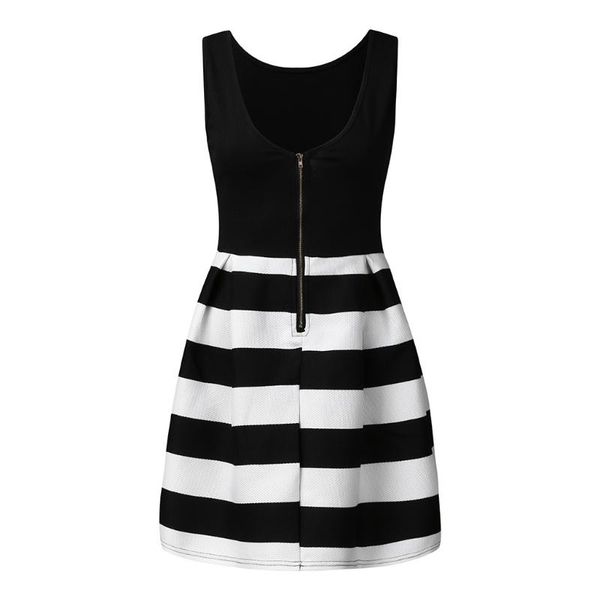 fashion new spring 2020 ladies fashion casual sleeveless striped colorblock open back dress women's casual, Black;gray
fashion new spring 2020 ladies fashion casual sleeveless striped colorblock open back dress women's casual, Black;gray