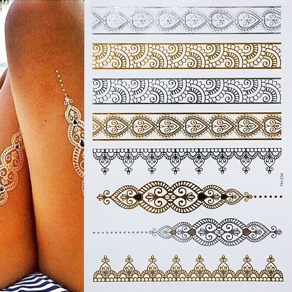 metallic temporary flash tattoos henna body jewellery mandala gold silver boho
metallic temporary flash tattoos henna body jewellery mandala gold silver boho