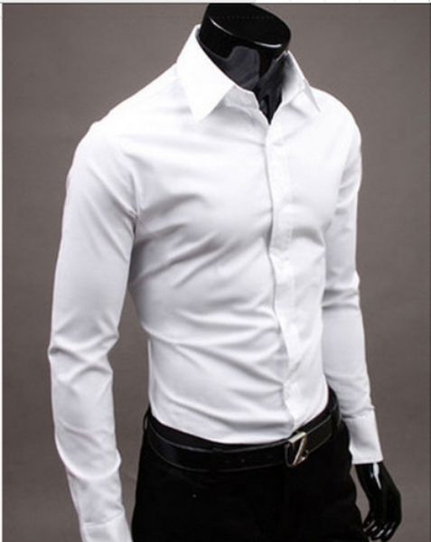summer men's wear garment solid color man affairs self-cultivation long sleeve shirt man tide social brand business dress sa-8, White;black
summer men's wear garment solid color man affairs self-cultivation long sleeve shirt man tide social brand business dress sa-8, White;black