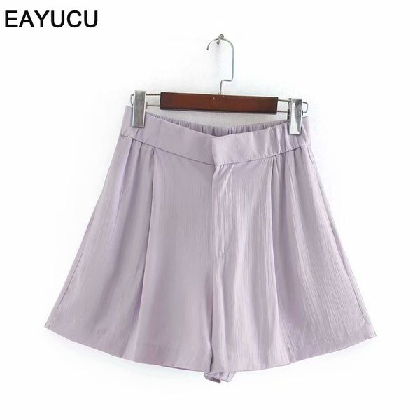 eayucu 2020 new summer women shorts purple casual high waist zipper shorts loose female short mujer pockets women bottoms eb022, White;black
eayucu 2020 new summer women shorts purple casual high waist zipper shorts loose female short mujer pockets women bottoms eb022, White;black