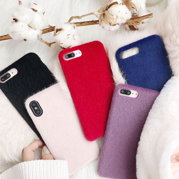 for iphone 11 pro xs max xr solid color plush phone case 6 7 8 x plus horse hair winter cell phone cases
for iphone 11 pro xs max xr solid color plush phone case 6 7 8 x plus horse hair winter cell phone cases