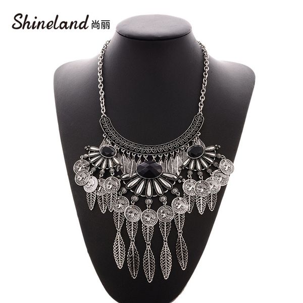 chains shineland vintage ethnic gypsy tibetan big metal bib exaggeration geometric tassel coin leaves necklaces & pendants for women, Silver
chains shineland vintage ethnic gypsy tibetan big metal bib exaggeration geometric tassel coin leaves necklaces & pendants for women, Silver