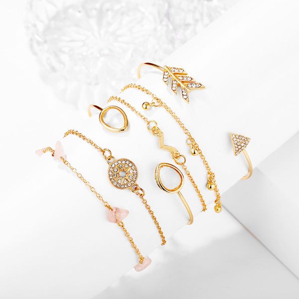 new arrival women girl simple compass charm bracelets 6pcs/set bangle chain jewelry gift fashion accessories, Golden;silver
new arrival women girl simple compass charm bracelets 6pcs/set bangle chain jewelry gift fashion accessories, Golden;silver