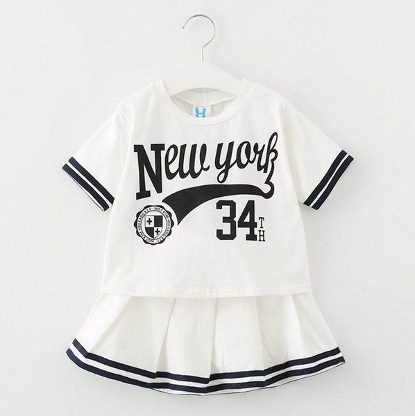retail teenage girl clothing sets letter short sleeve t-shirt skirt preppy style sport outfit children clothes 7-16t t200414, White
retail teenage girl clothing sets letter short sleeve t-shirt skirt preppy style sport outfit children clothes 7-16t t200414, White