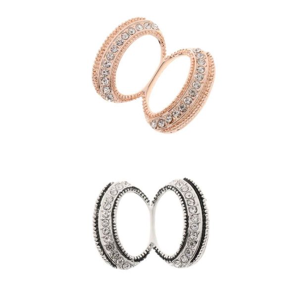 2pcs crystal oval scarf ring elegant simple design metal scarf jewelry gift, Gray
2pcs crystal oval scarf ring elegant simple design metal scarf jewelry gift, Gray