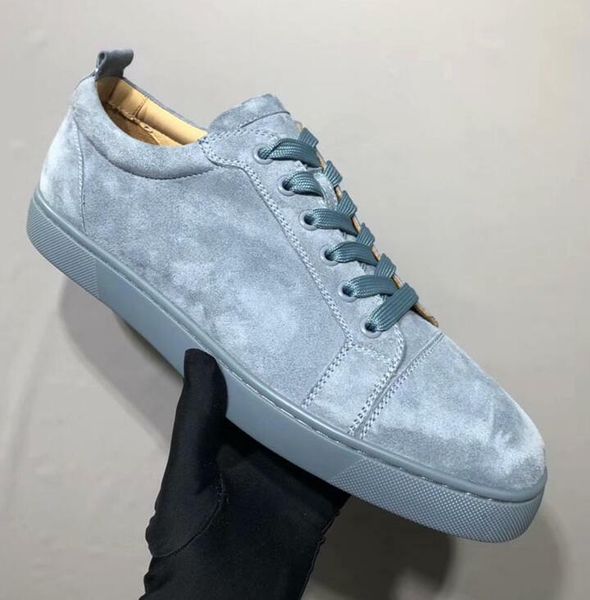 low suede casual flats red bottom luxury shoes new for men and women party designer sneakers lovers genuine leather, Black
low suede casual flats red bottom luxury shoes new for men and women party designer sneakers lovers genuine leather, Black